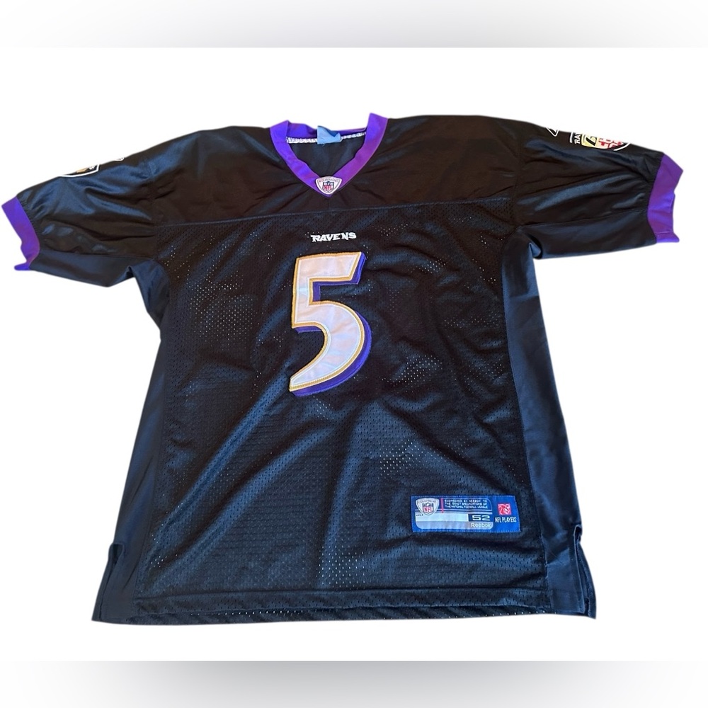 Reebok Men Baltimore Ravens‎ Joe Flacco Stitched Jersey Sz 52